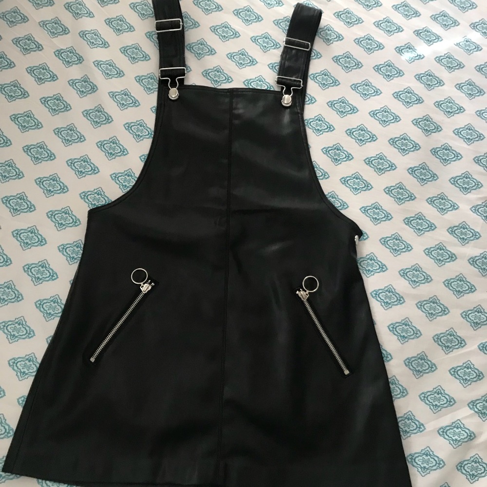 Leather dress